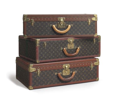 Louis Vuitton suitcases